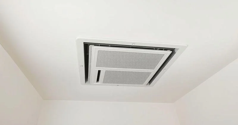 Infraestrutura para ar condicionado em apartamento