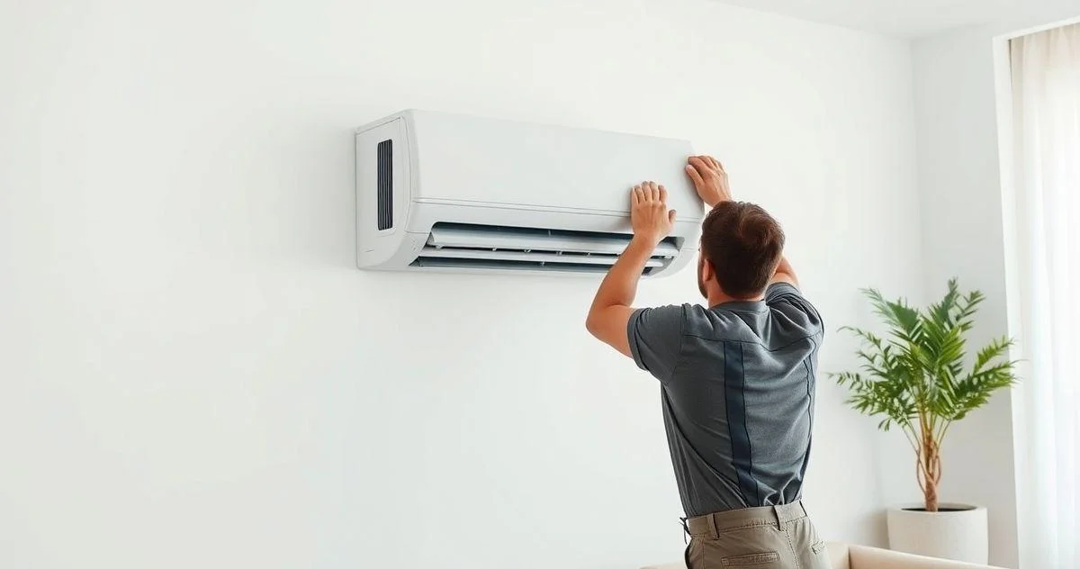 Instalação de ar condicionado em prédio